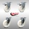Service Caster 5 Inch SS Nylon Wheel Swivel Top Plate Caster Total Lock Brakes SCC, 2PK SCC-SSTTL20S514-NYS-2-S-2 - alternate 2